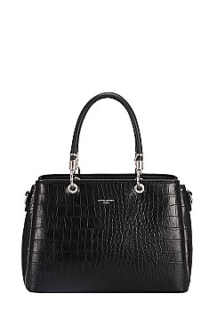 David Jones Paris CROC CLASSIC TRAPEZE SAC