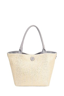 Reversible 2 in 1 Designer David Jones Tote - Shoulder Bag