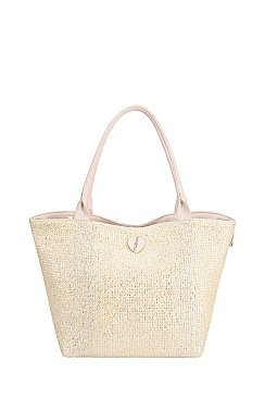 Reversible 2 in 1 Designer David Jones Tote - Shoulder Bag