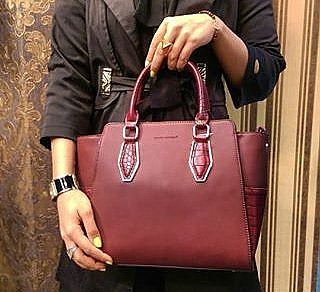 CROCODILE TRIM QUALITY DAVID JONES TOTE