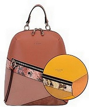 David Jones Classy Backpack with Animal Print