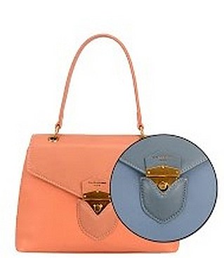 David Jones Stylish mid-size bag with Zepher Lock