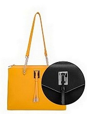 David Jones Chic Handbag with Chain Strap