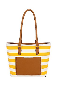 David Jones Stripped TOTE Handbag