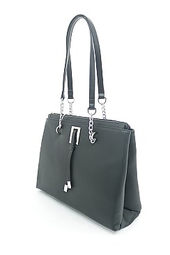 David Jones Chic Handbag with Chain Strap