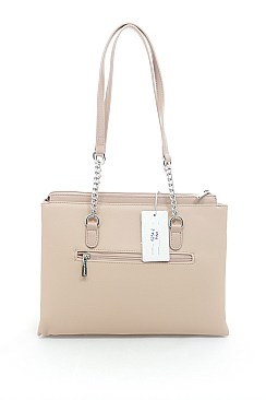 David Jones Chic Handbag with Chain Strap