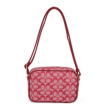 Oval Monogram Crossbody Bag