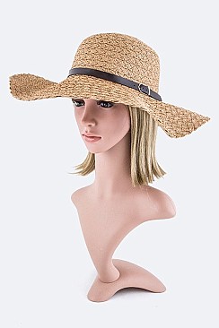 Buckled Band Floppy Hat LASHT3058DD