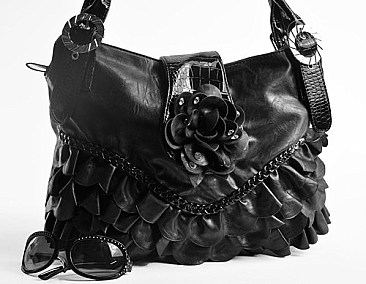 Flower Ruffled Bag