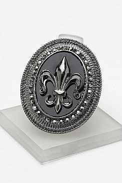 Grand Fleur de Lis Stretch Ring LAR1005