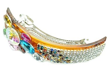 Crystal Rhinestone Hair Barrette