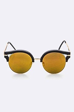 Pack of 12 Pieces Iconic Frame Round Sunglasses LA108-95007RV