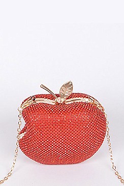 Trendy Apple Shaped Box Clutch LA-PPC6099