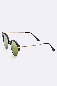 Pack of 12 Pieces Iconic Frame Round Sunglasses LA108-95007RV