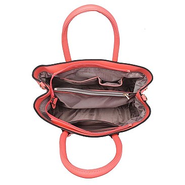 CLASSIC DUAL COMPARTMENT FASHION TOTE BAG