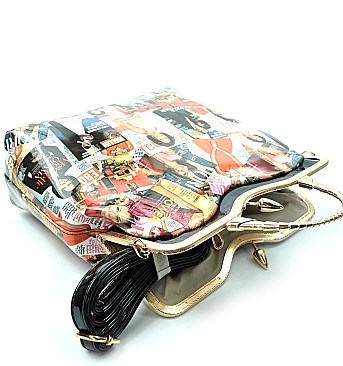 Michelle Obama Top Quality 2 pcs set Handbags