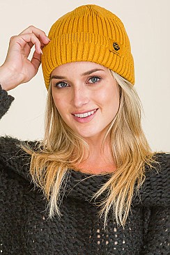 PACK OF 6 TRENDY ASSORTED COLOR CROCHET BEANIES