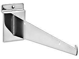 10'' Slatwall Shelf Bracket- Chrome