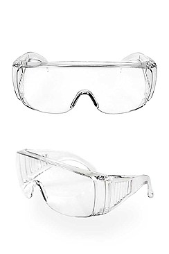 Pack of 12 Clear Protective Safety Glasses