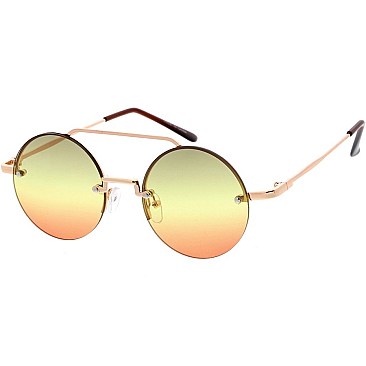 Pack of 12 Round 2 Tone Sunglasses