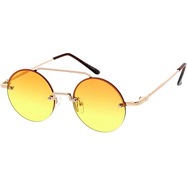 Pack of 12 Round 2 Tone Sunglasses
