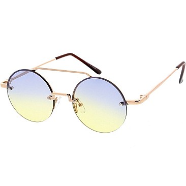 Pack of 12 Round 2 Tone Sunglasses