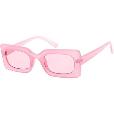 Pack of 12 Thick Frame Shield Sunglasses