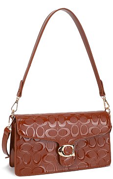 Oval Pattern Design Shoulder / Cross-Body Bag
