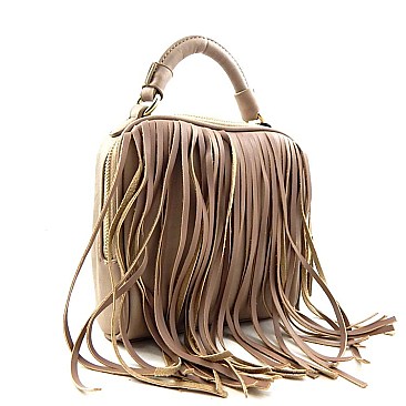 Fringed Small Messenger - Satchel