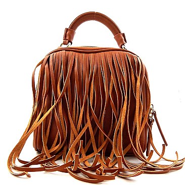 Fringed Small Messenger - Satchel