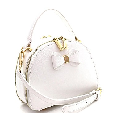 Half Moon Bow Accent 2Way Medium Bag