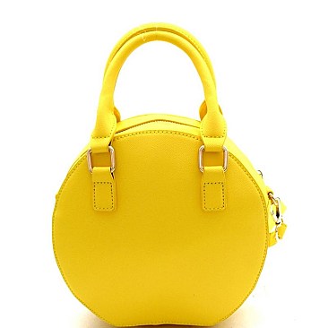 Rhinestone Bee Charm Quilted Round Medium 2Way Bag