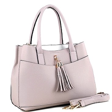 Tassel Accent 2Way Satchel