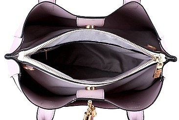 Tassel Accent 2Way Satchel