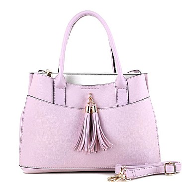 Tassel Accent 2Way Satchel