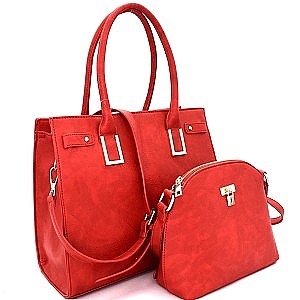 Hardware Accent 2Piece Set Bag