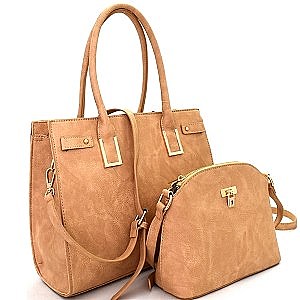 Hardware Accent 2Piece Set Bag