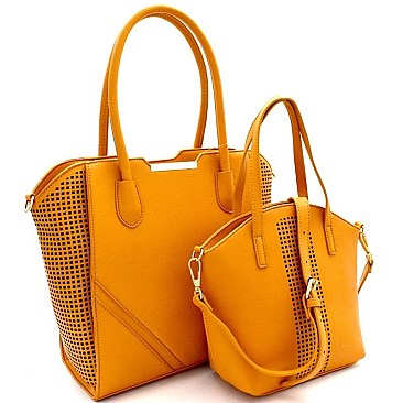 Laer-Cut Accent 2 in 1 Tote Value SET MH-EW1879
