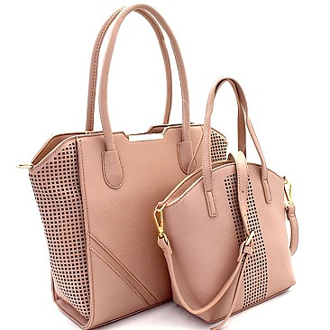 Laer-Cut Accent 2 in 1 Tote Value SET MH-EW1879
