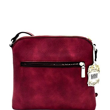 Tassel Accent Chevron Quilted Cross Body  MH-EW2353