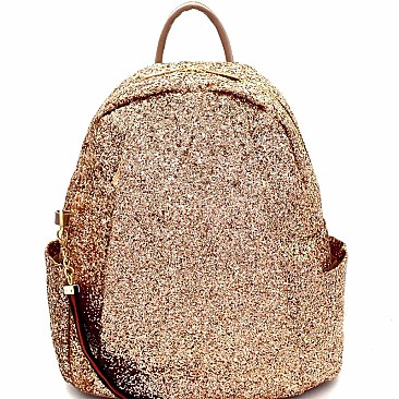 Multi-Pocket Glittery Fashion Backpack MH-F0259