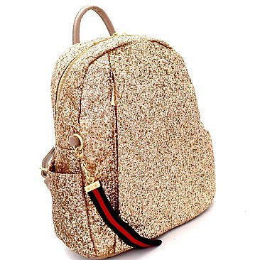 Multi-Pocket Glittery Fashion Backpack MH-F0259