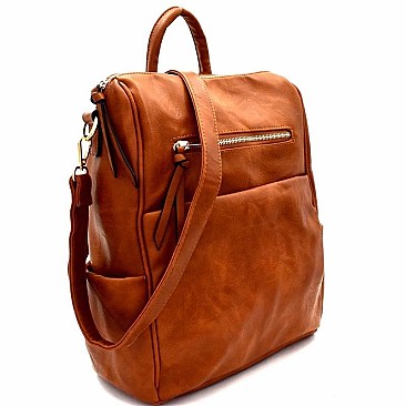 Multi Pocket Convertible Backpack Shoulder Bag MH-F0276 > Fashion ...