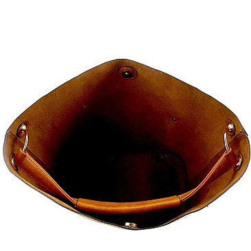 CLASSY 2 IN 1 SIDE POCKET HOBO