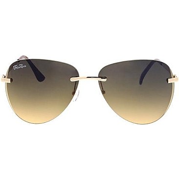 Pack of 12 Gradient Jolie Rose Aviator Sunglasses