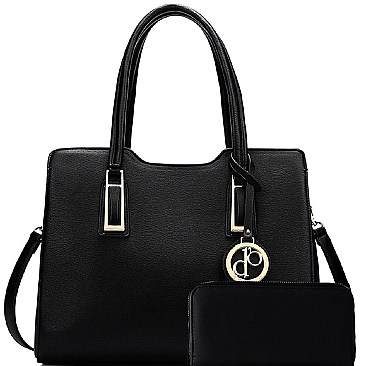 Classy 2-Way Structured Satchel Wallet SET MH-F241F