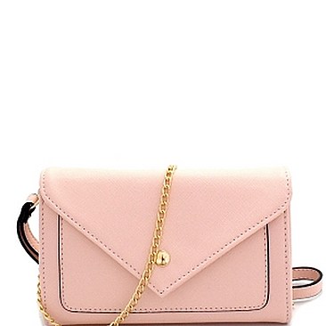 Stylish Saffiano Envelope Clutch Sling Bag MH-F5051