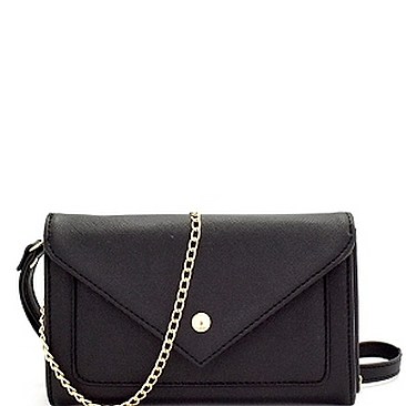 Stylish Saffiano Envelope Clutch Sling Bag MH-F5051
