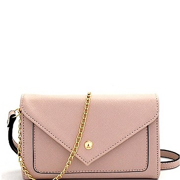 Stylish Saffiano Envelope Clutch Sling Bag MH-F5051