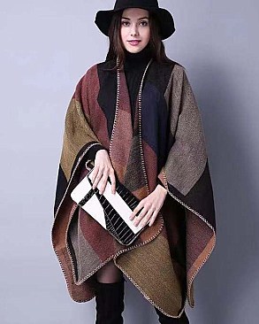 PLAID X-LARGE SOFT BLANKET SCARF